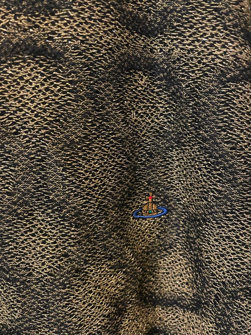 Vivienne Westwood スクイグル ニット インポート　黒　金