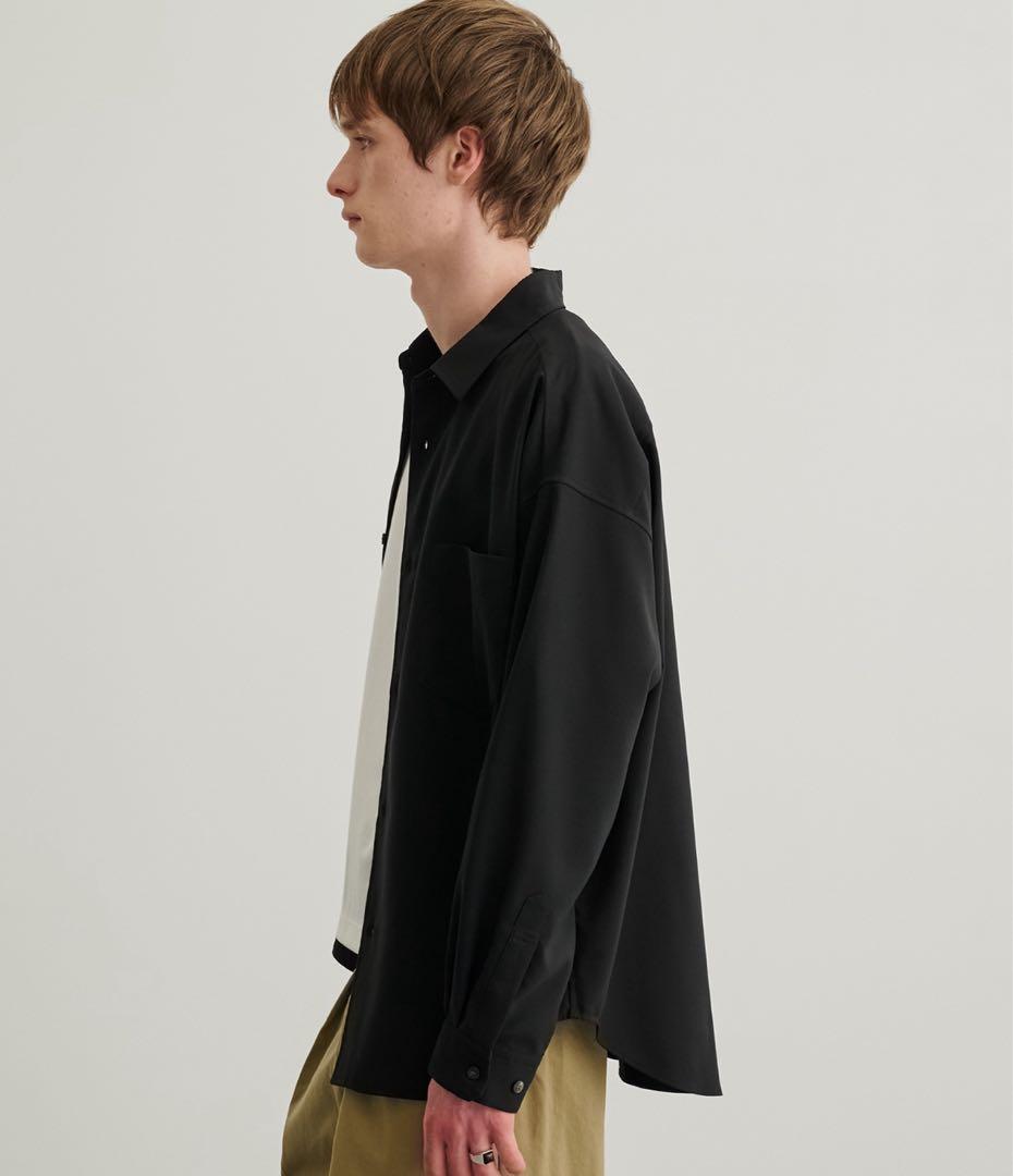 パブリックトウキョウ　コンフォートリラックスシャツ　ブラック