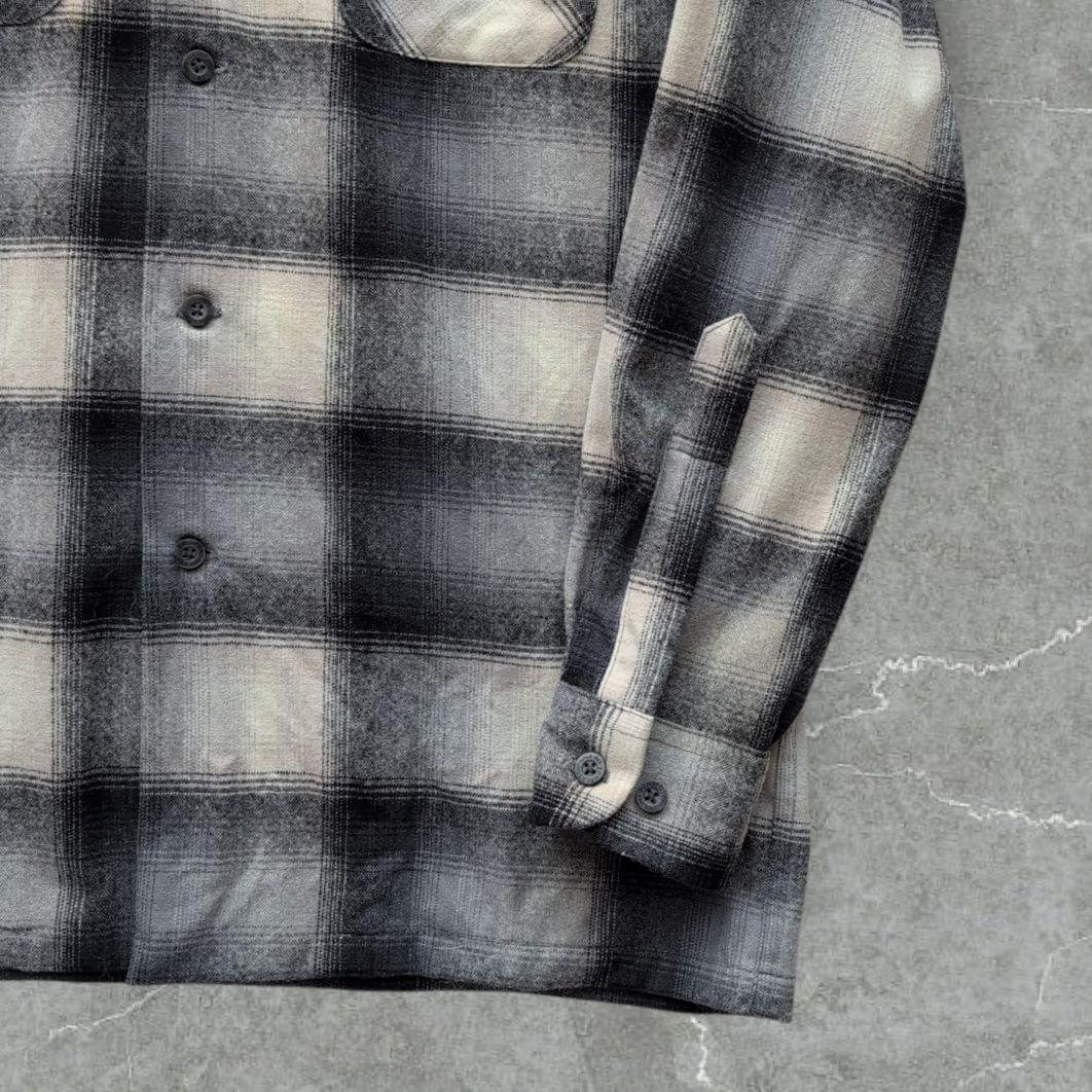 ♦*%様 ペンドルトン ボードシャツ ループカラー Lサイズ ブラック・ホワイト