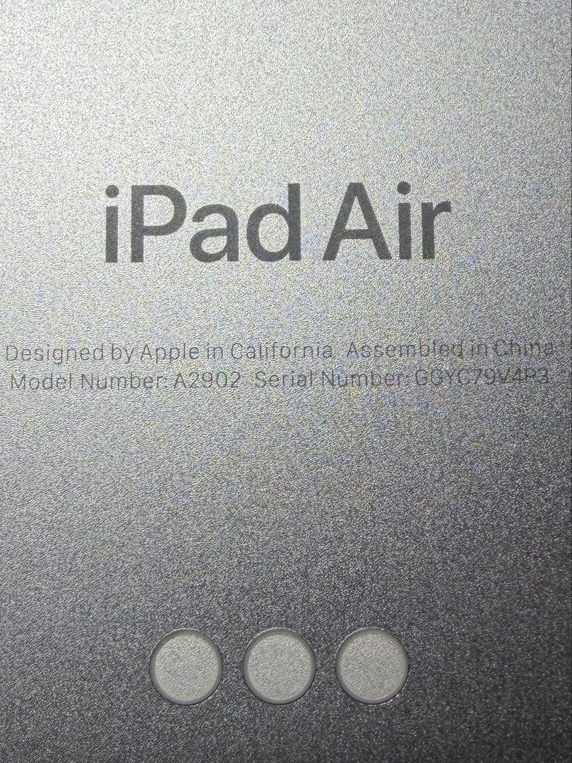 【ジャンク品】iPad Air 11インチ(M2) Wi-Fiモデル128GB