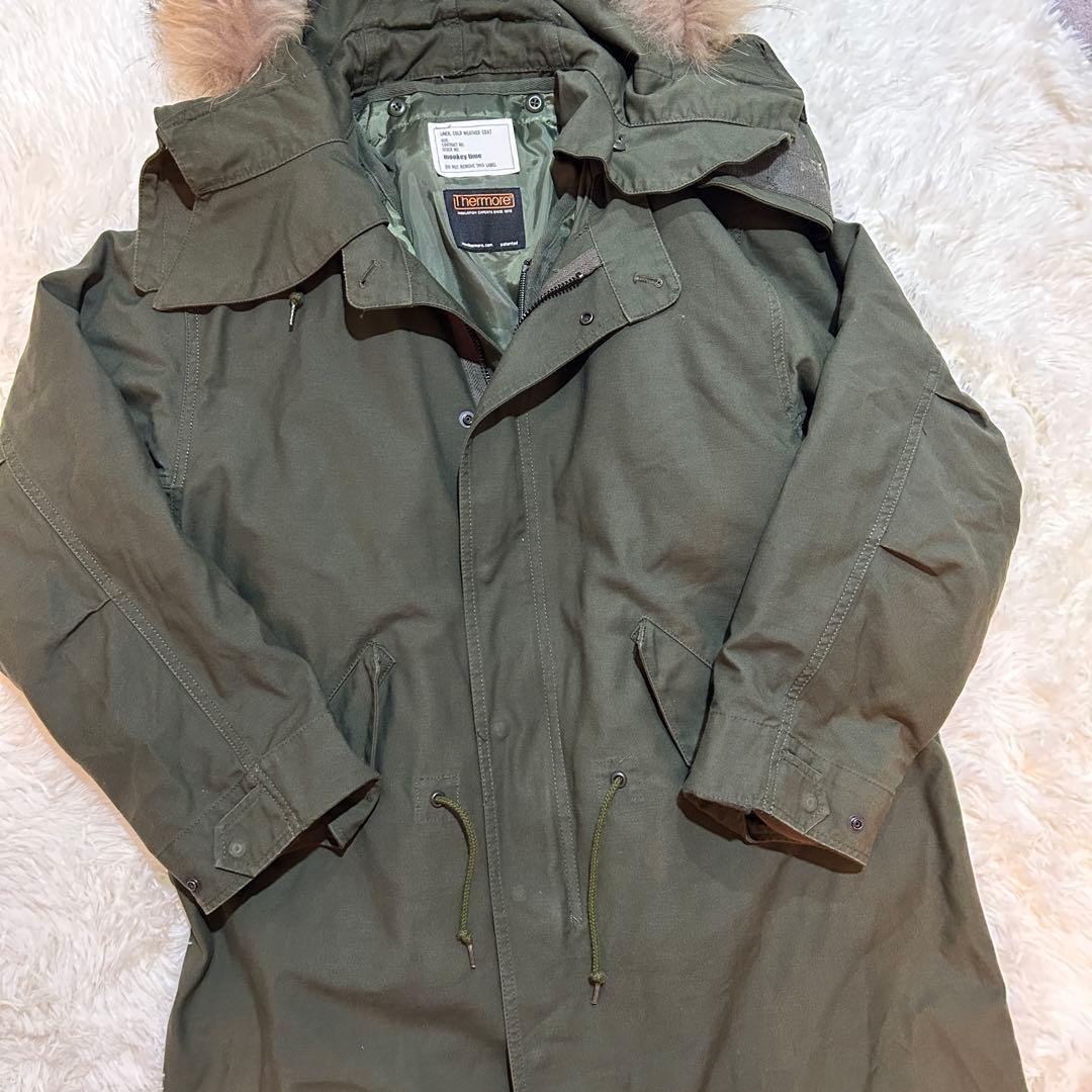 ユナイテッドアローズ モンキータイム モッズコート ダウン ライナー ファー