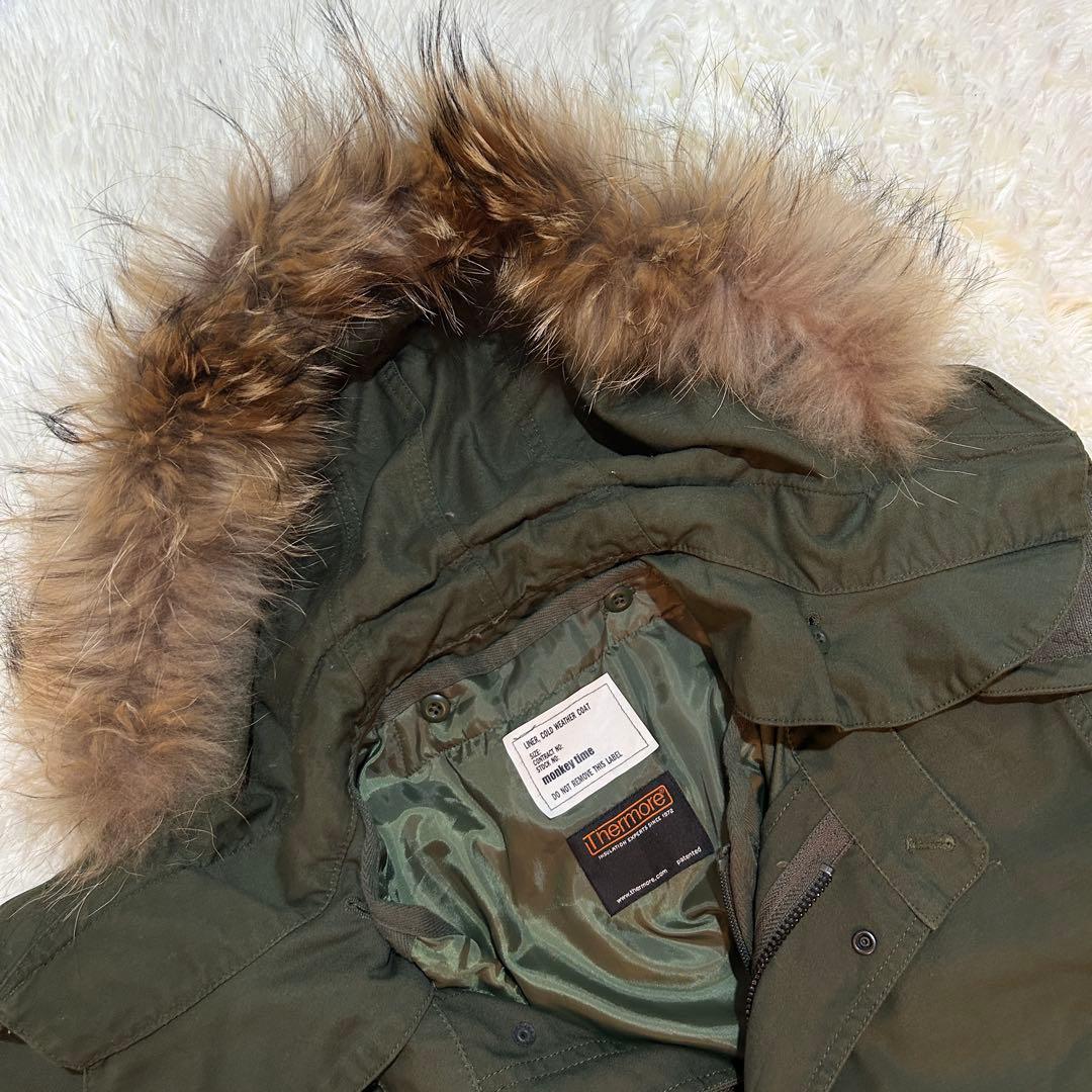 ユナイテッドアローズ モンキータイム モッズコート ダウン ライナー ファー