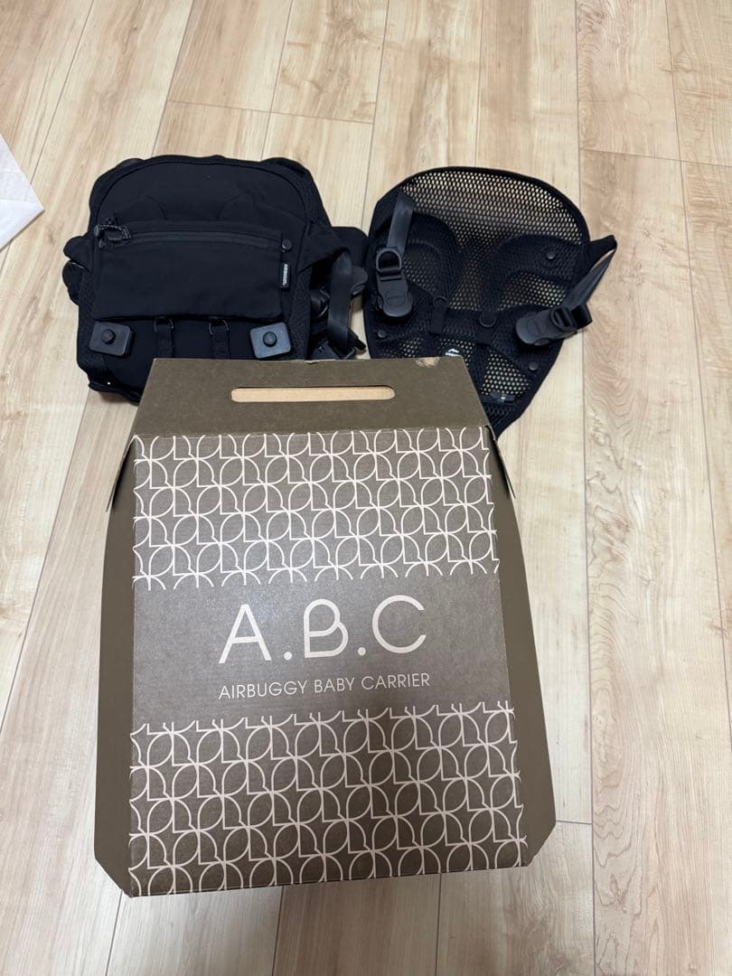 AIR BUGGY BABY CARRIER エアバギー抱っこ紐ジェットブラック