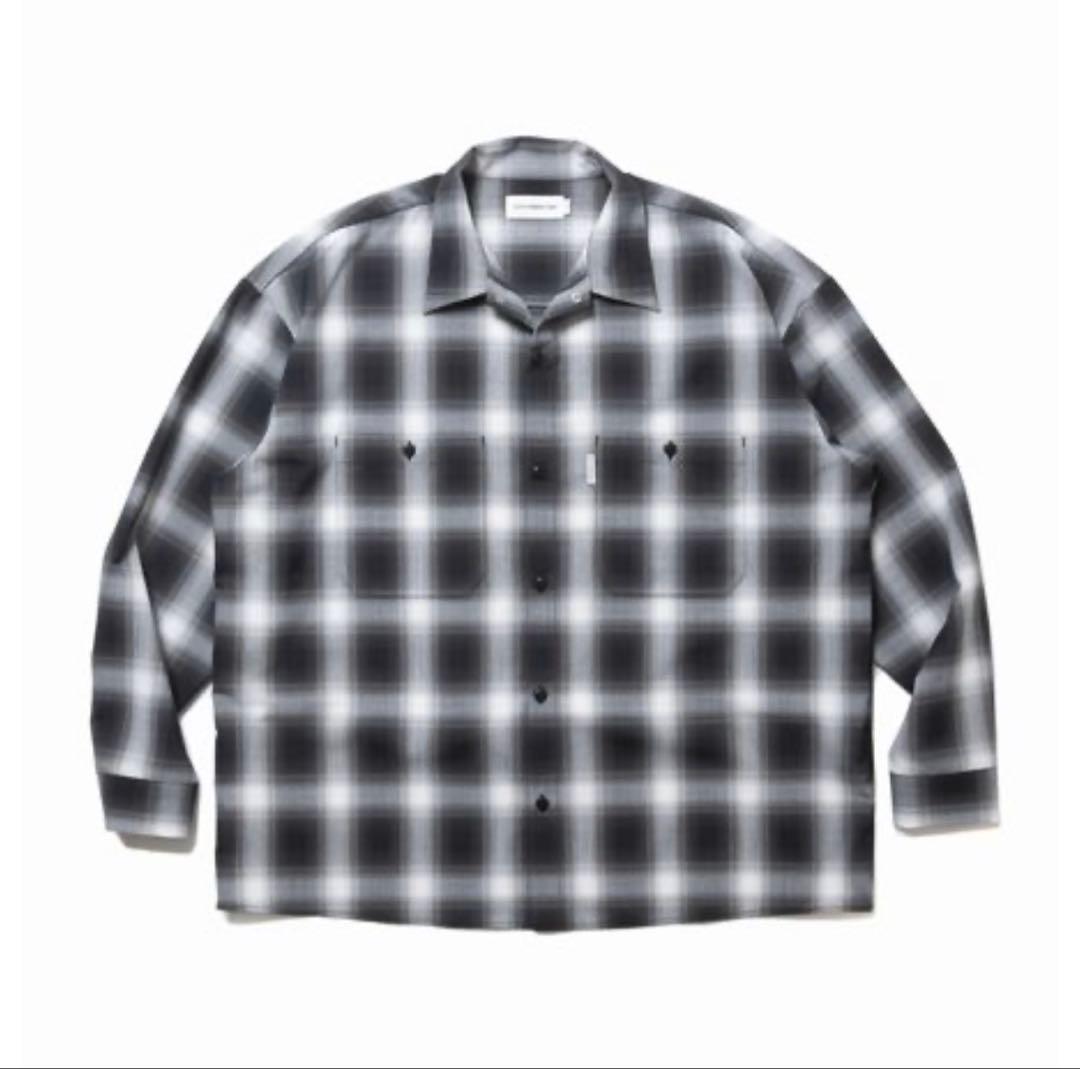 トップス COOTIE T/W Work L/S Shirt Ombre Check