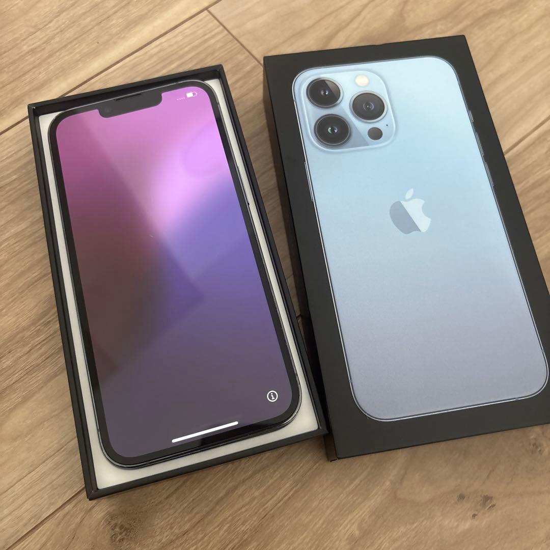 ま*た様 【美品】iPhone 13 Pro シエラブルー 128GB 本体 S