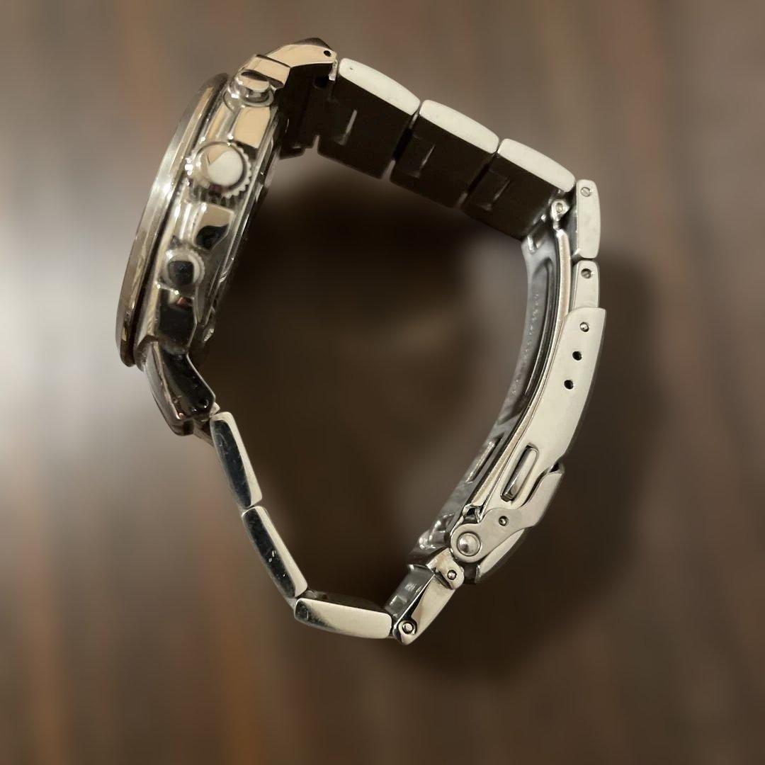 SEIKO SUS クロノグラフ、レッド