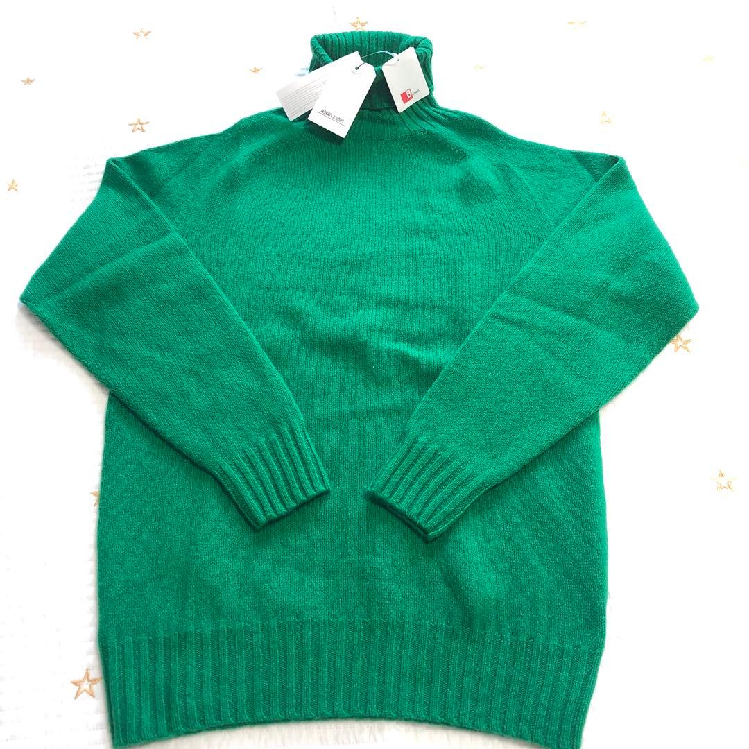 MORISS&SONS モリス&サンズ セーター グリーン36