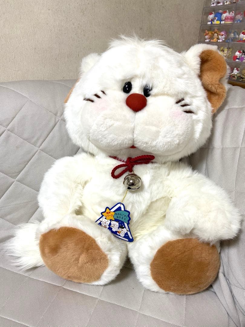 ⭐️未使用に近い⭐️オオイケ ぬいぐるみ 鳴声シリーズ ねこ　レトロ　レア