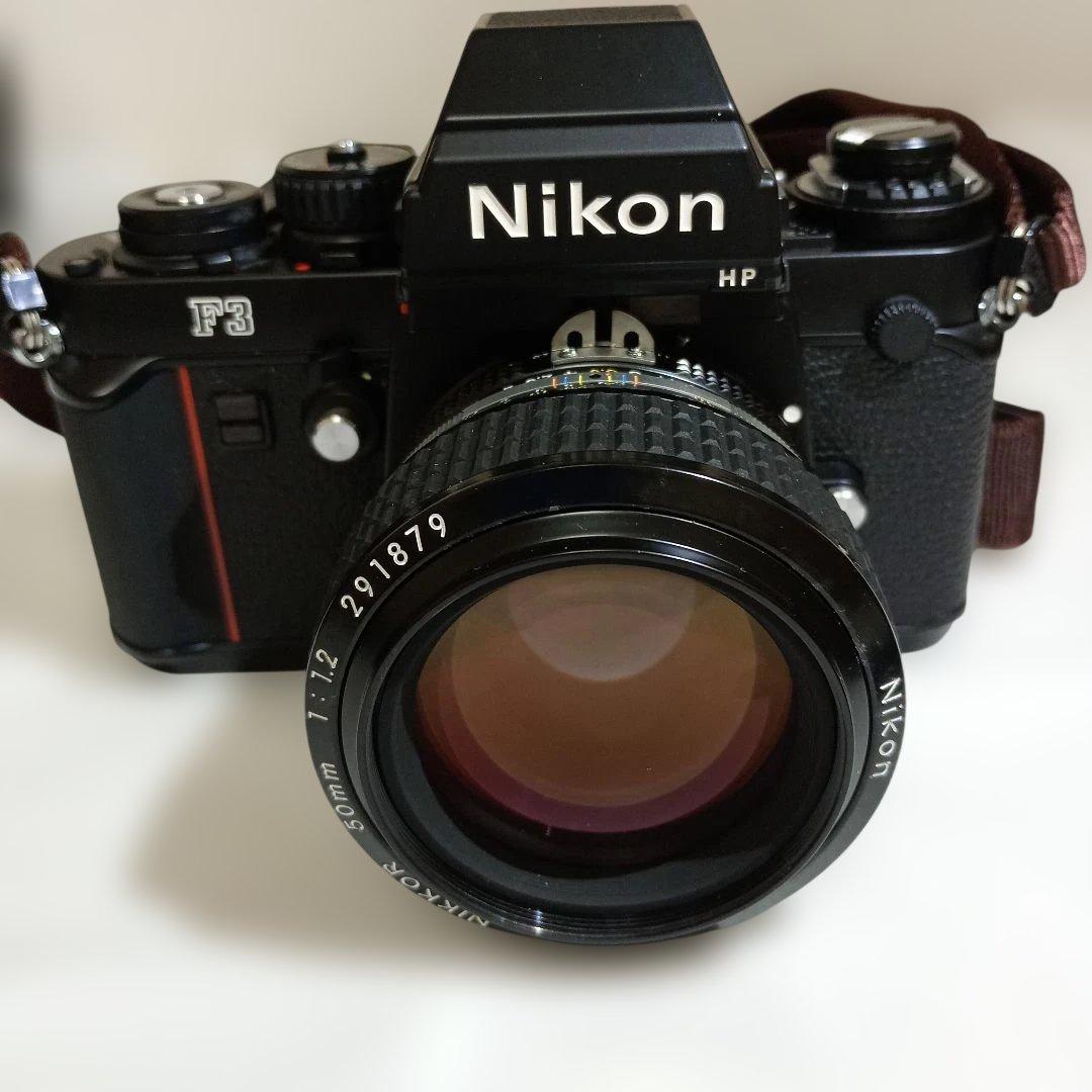 【美品】Nikon F3 HP一眼レフカメラ Nikkor 50mm f1.2