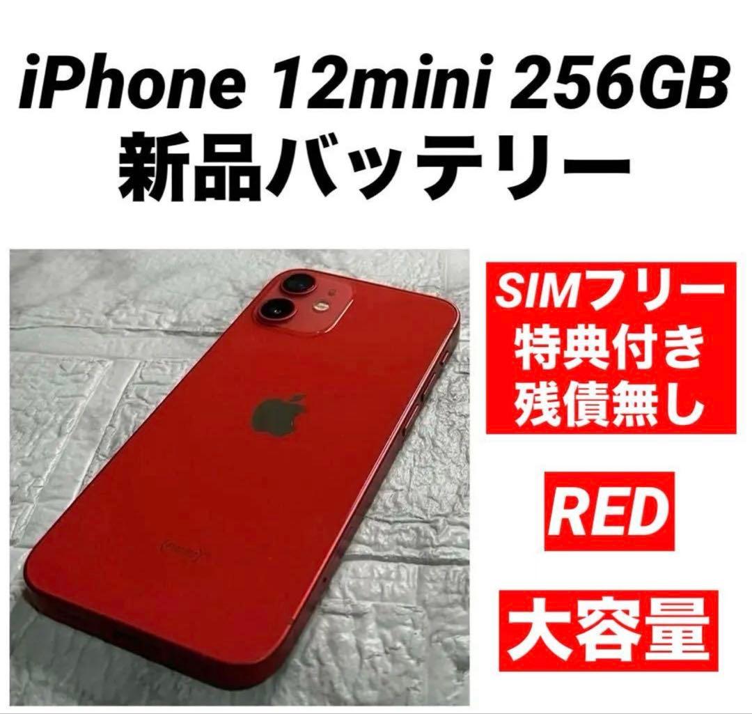 24 iPhone 12mini 256GB 新品バッテリー　SIMフリー