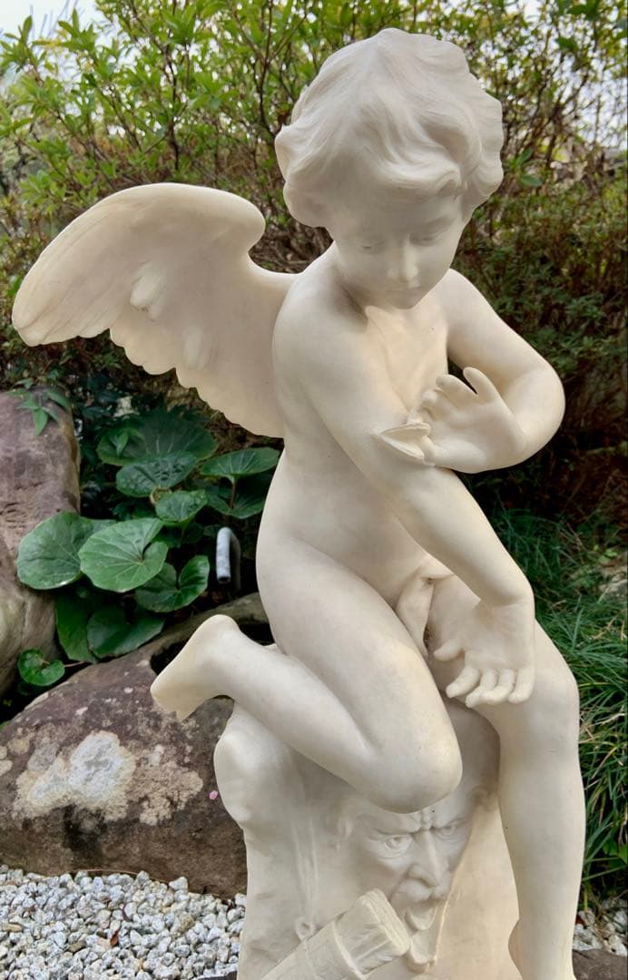 J*C様 Clement-Léopold Steiner 大理石彫刻 キューピッ