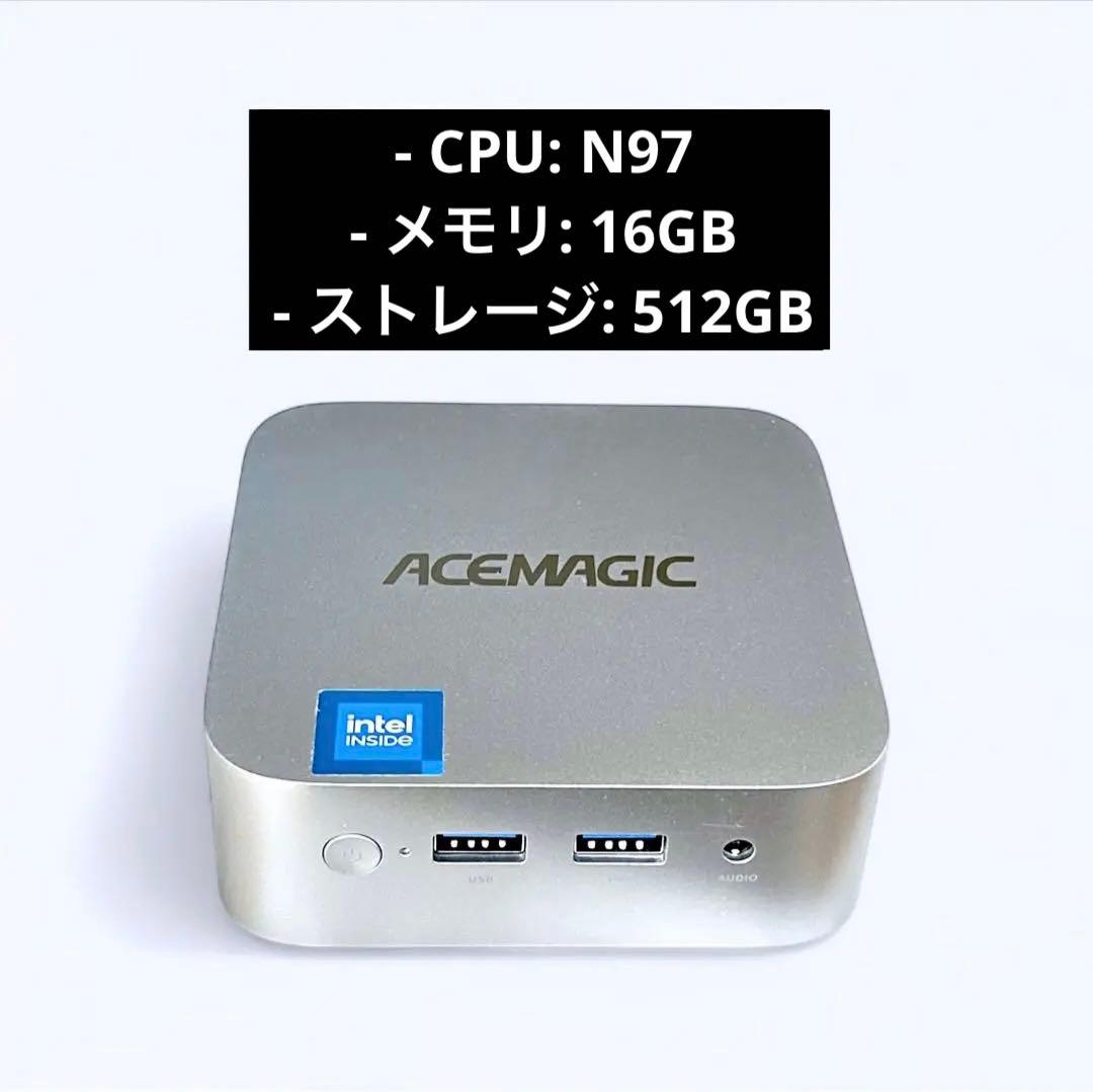 ACEMAGIC Vista Mini V1 ミニPC シルバー Silver