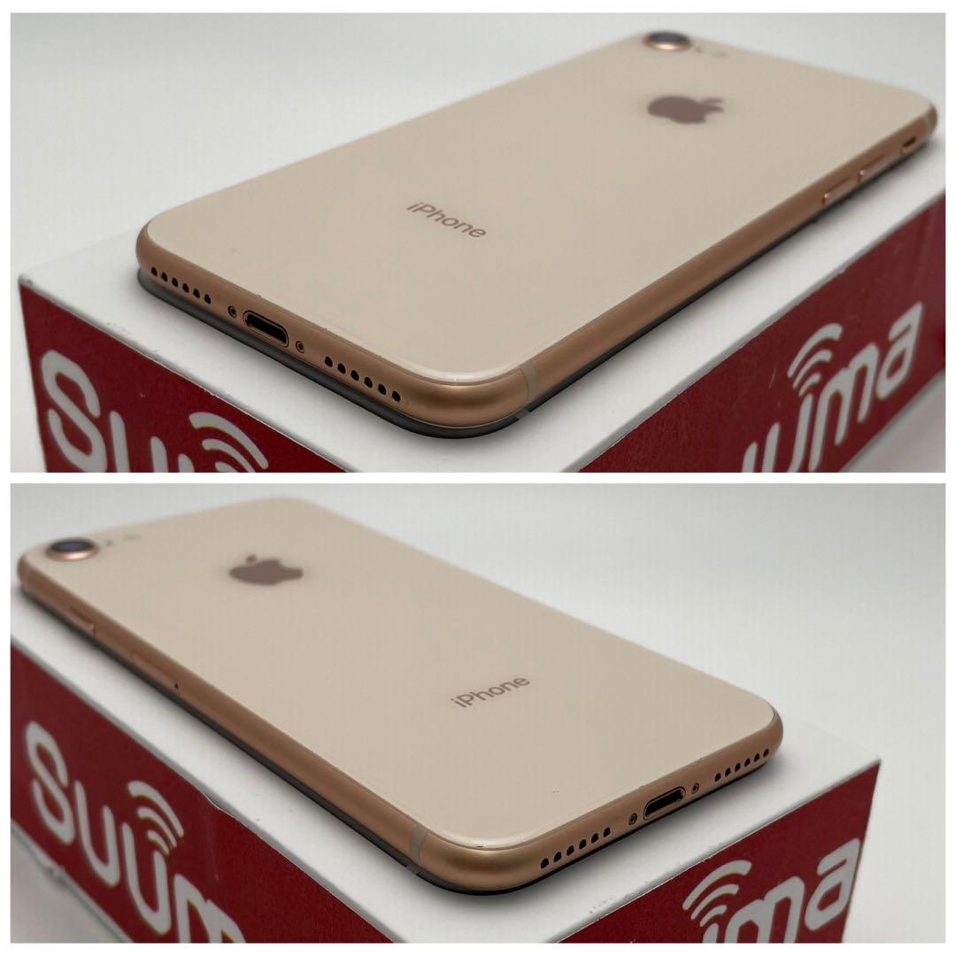 C 100% iPhone 8 64 GB SIMフリー ゴールド 本体