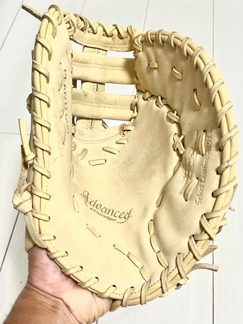 【美品】SSK プロエッジ　軟式　ファースミット　キャメル