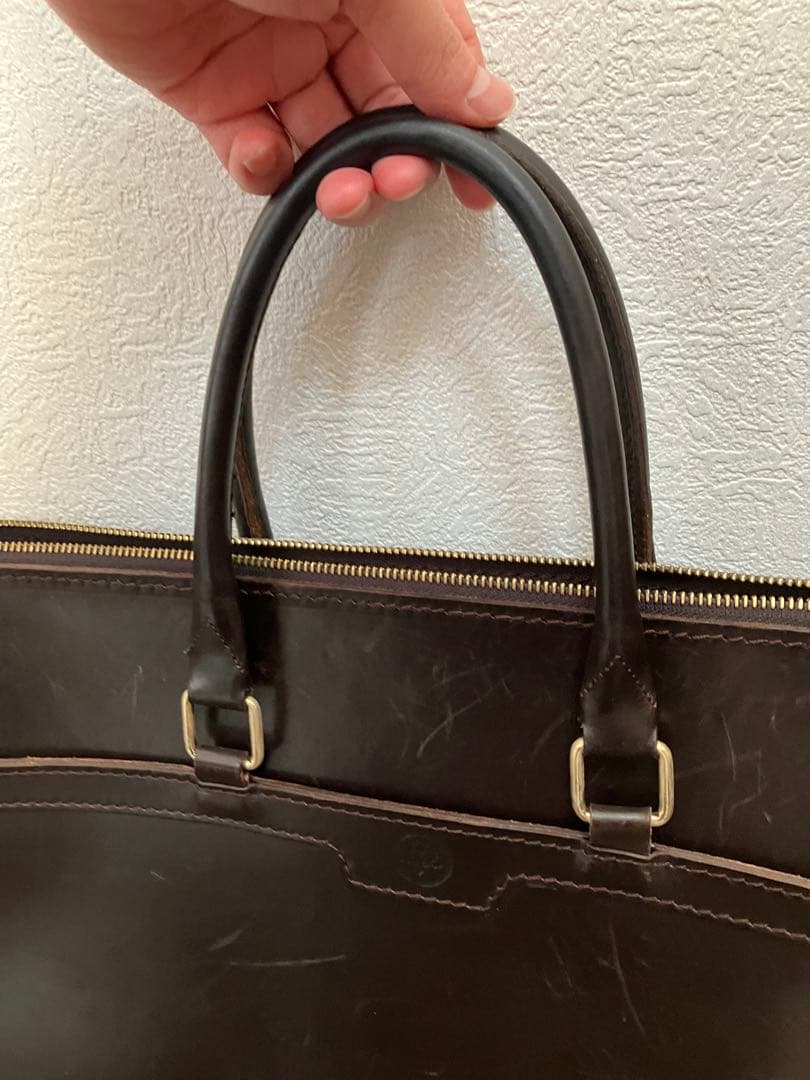 GLEN グレンロイヤル ブライドルレザー ブリーフケース ■美品