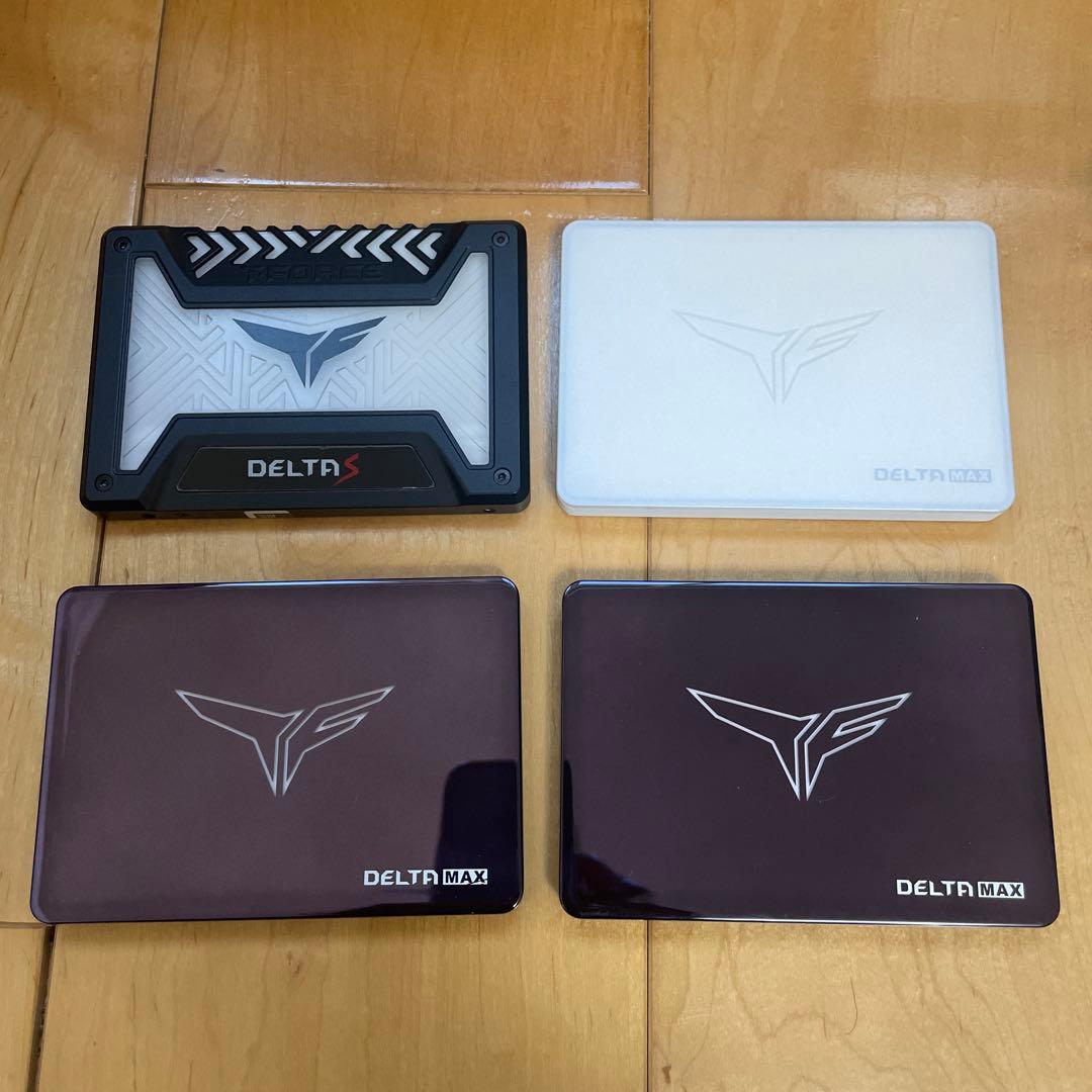 か*)様 TEAM SSD 4枚セット　1Tx3枚　250GBx1 短時間使用