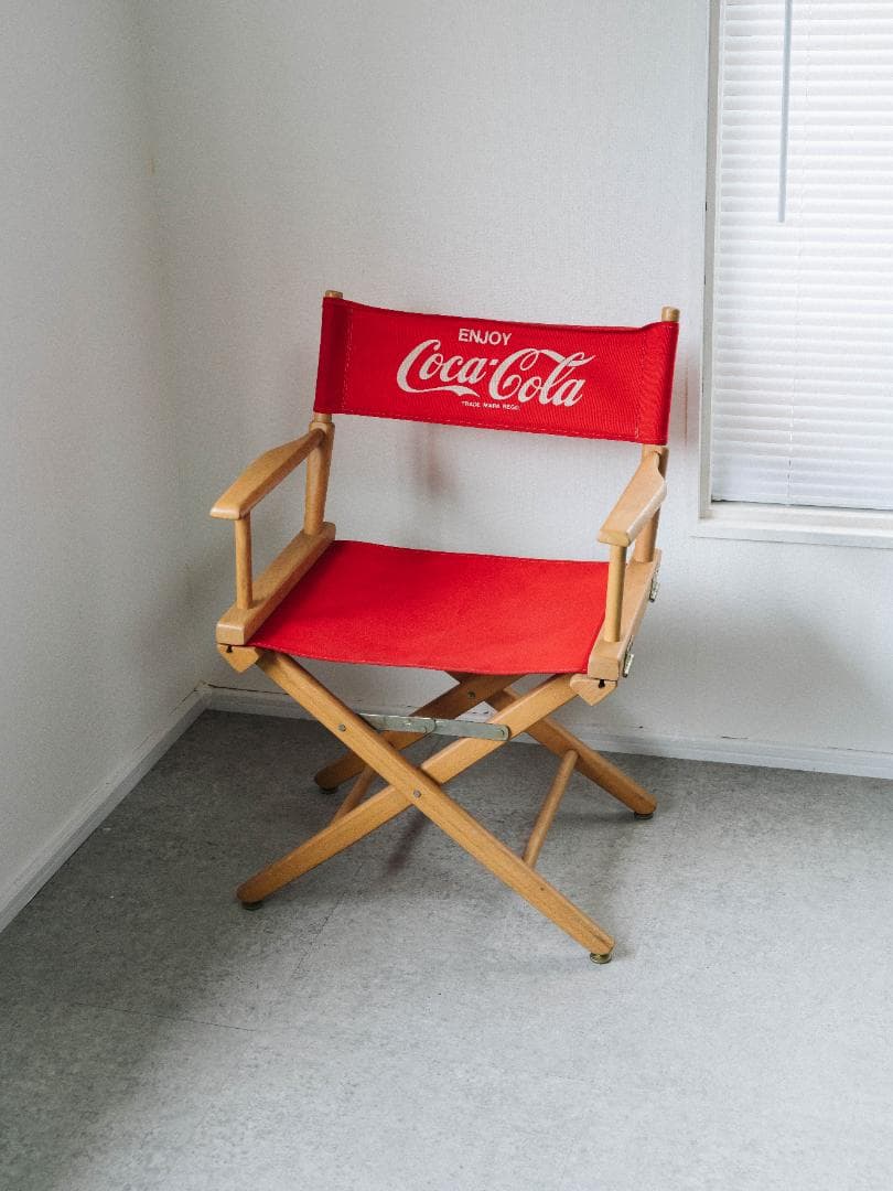 90's 非売品 coca-cola ディレクターズチェア ヴィンテージ レトロ