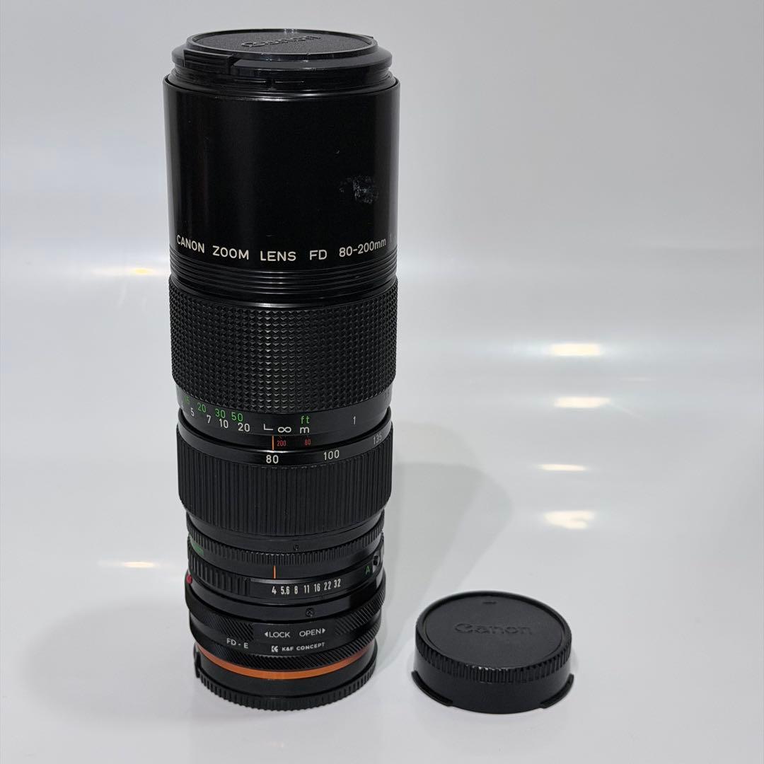 キャノン NEW FD 80-200mm F4 Eマウント変換