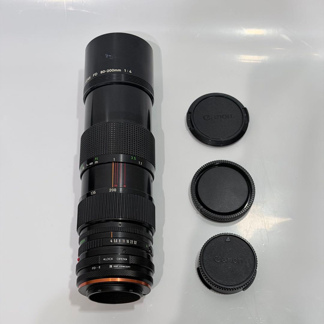 キャノン NEW FD 80-200mm F4 Eマウント変換