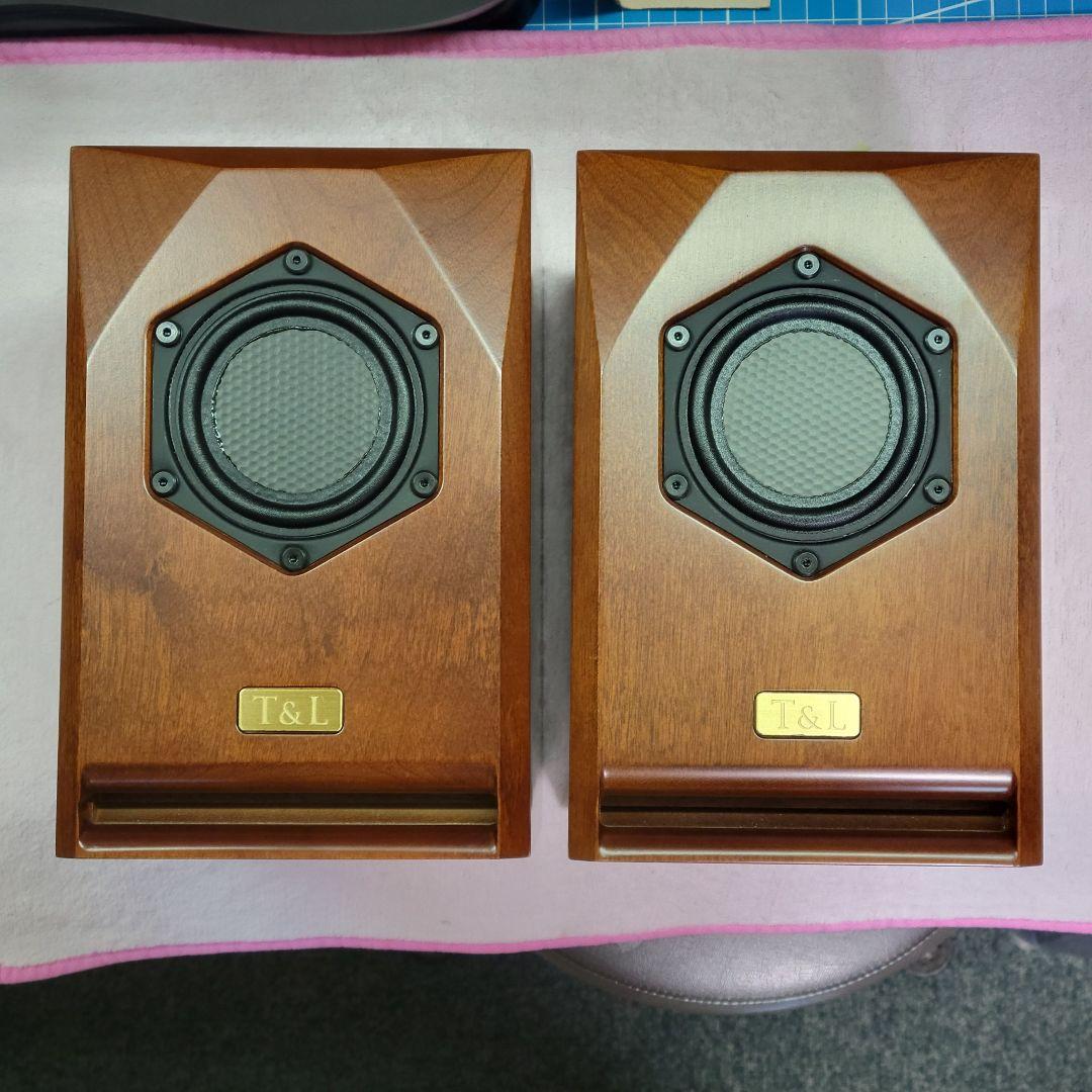 T&L Ｆ-801アルミハニカムスピーカー BROWN リニューアル品。