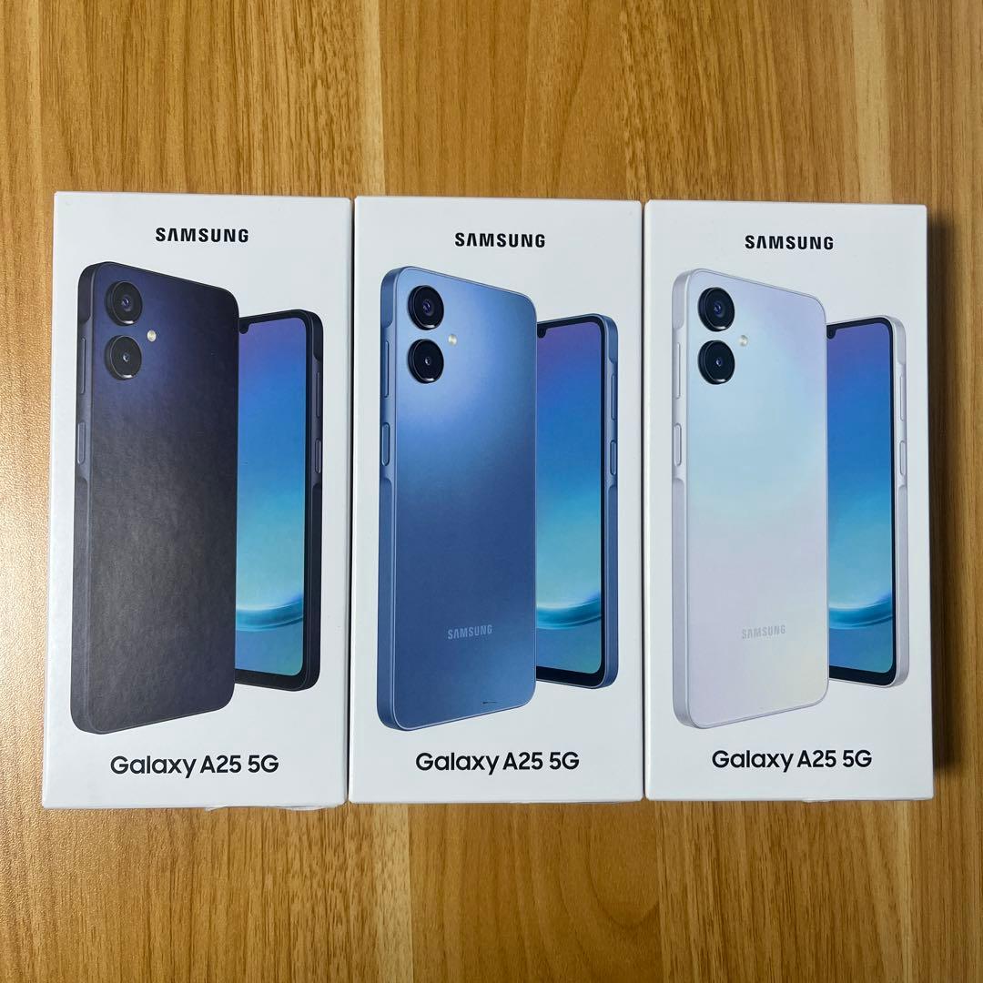 Samsung Galaxy A25 5G 新品未使用　3台セット