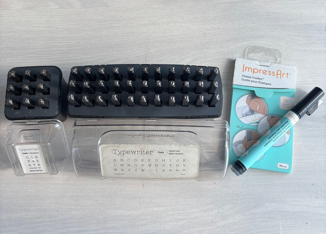 メタル&レザー刻印スタンプセット