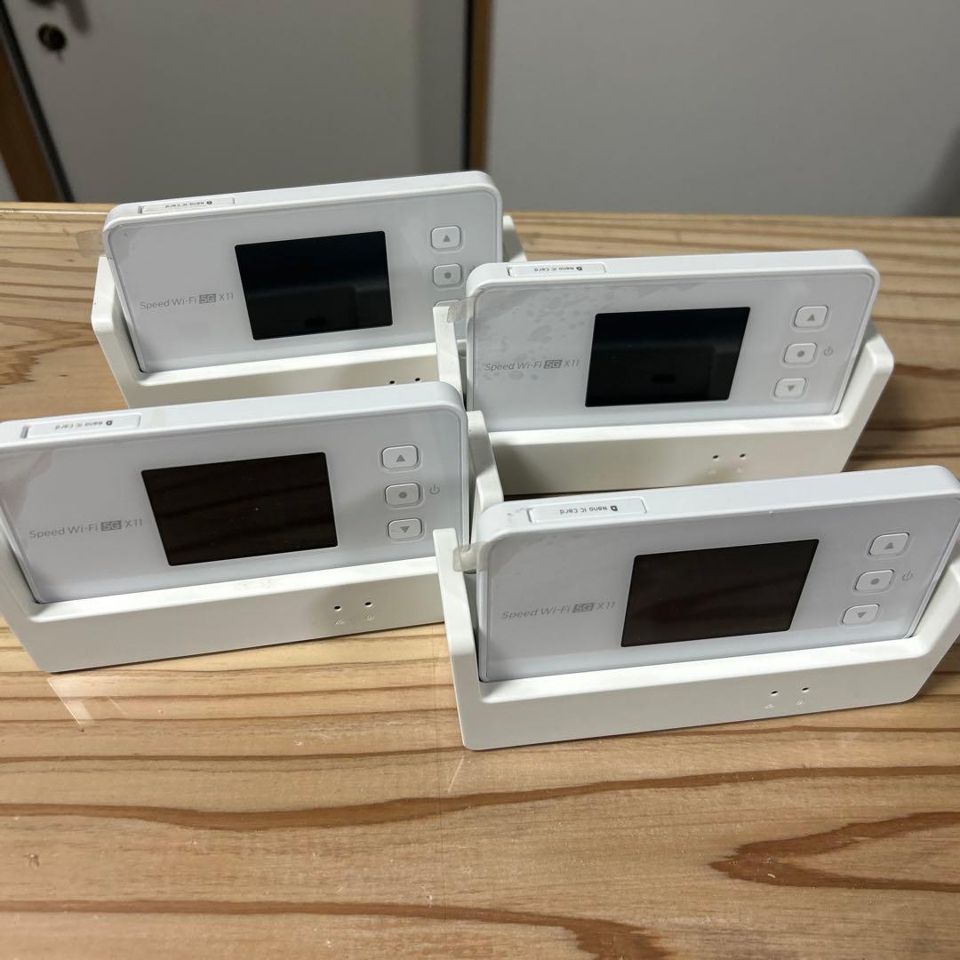 Speed Wi-Fi 5G X11 4台セット