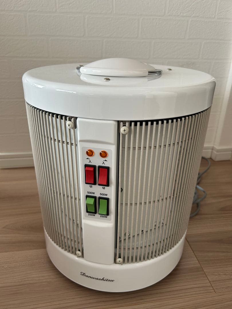 暖話室　1000型ホワイト　遠赤外線パネルヒーター　美品