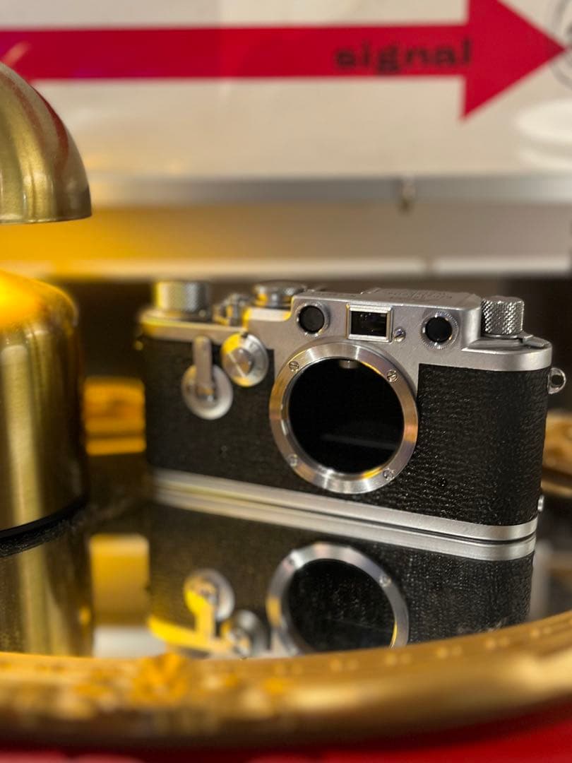 Leica Ⅲf バルナックライカ セルフタイマー 革ケース付き