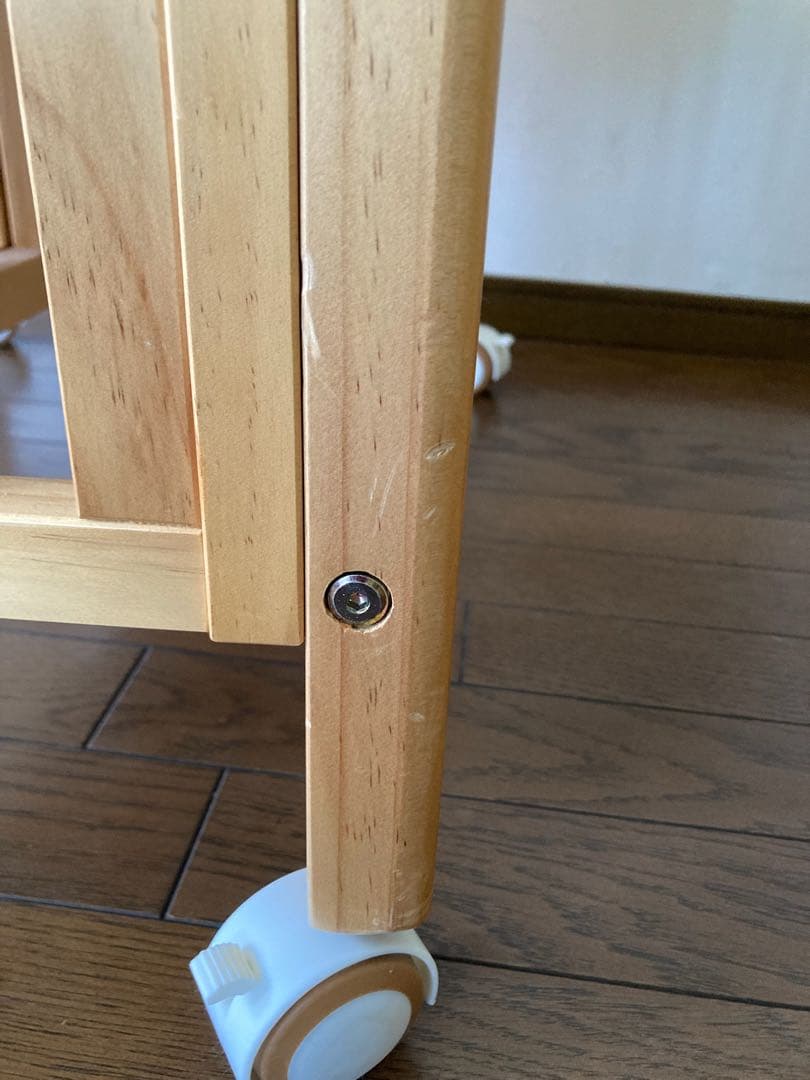 [のっちゃん]大和屋パタンIIミニベビーベット　＊布団あり　＊引き渡し可