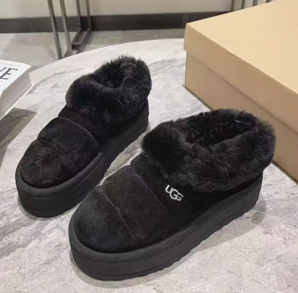 UGG ブラック ムートンブーツ#