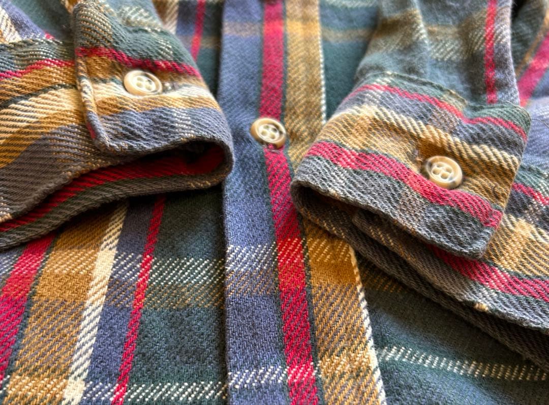 FIVE BROTHER　ネルシャツ　USA　三角タグ　70S　80S