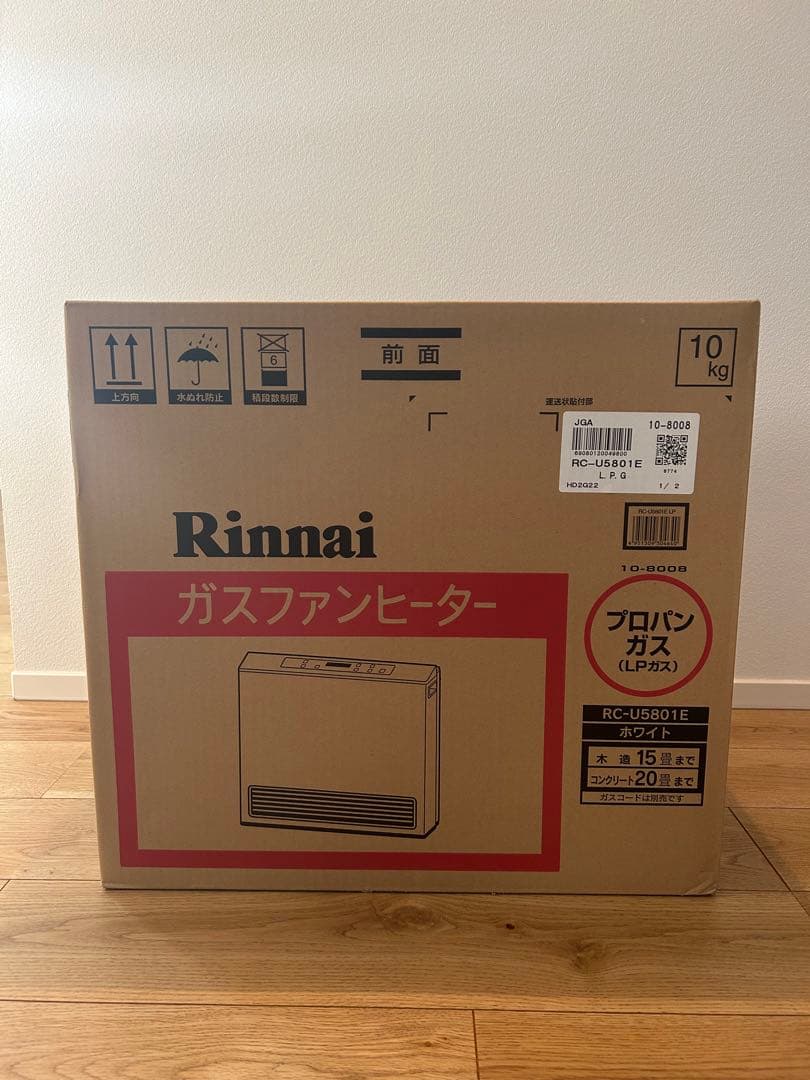 Rinnai ガスファンヒーター RC-US801E