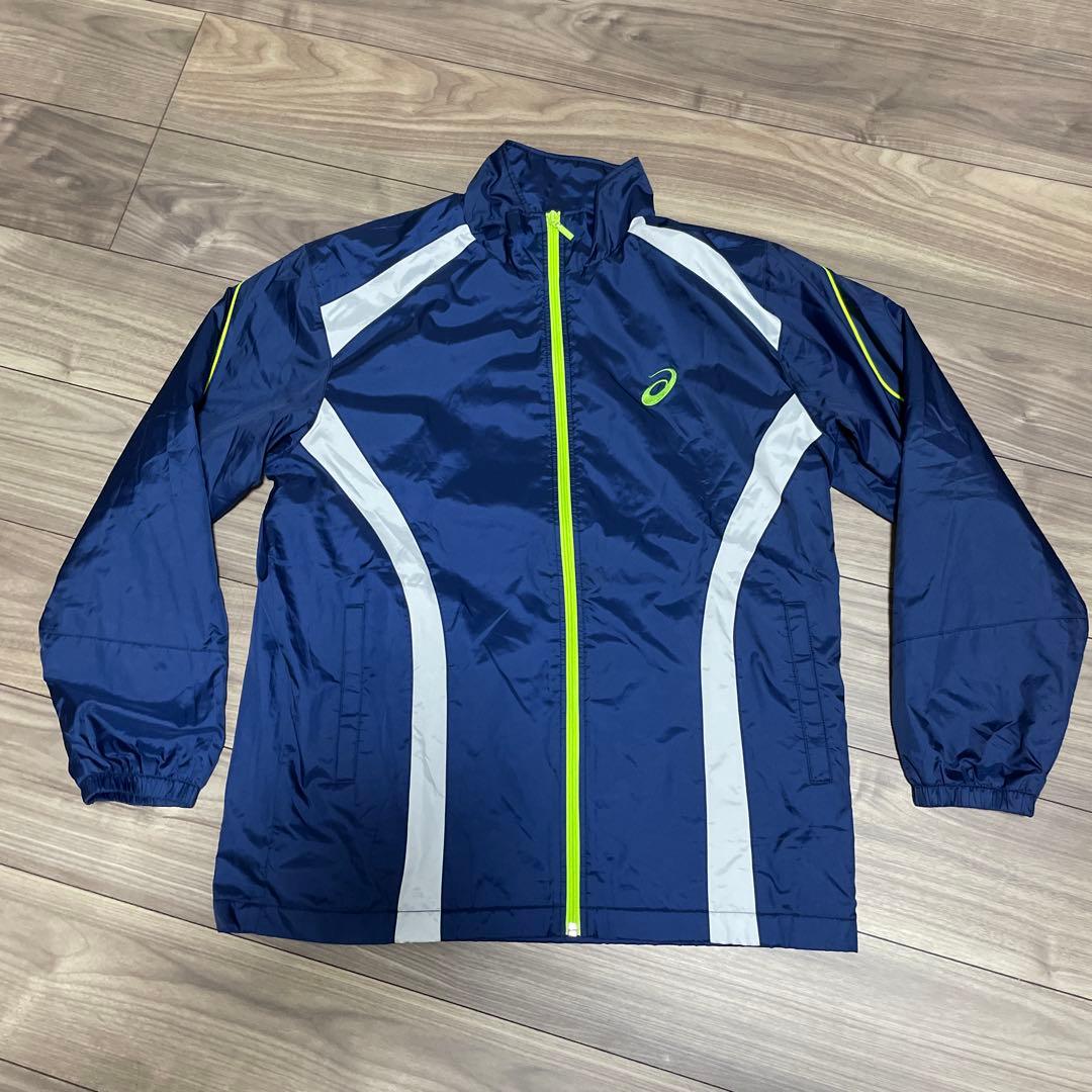 アシックス ウィンドブレーカー セットアップトレーニングウェア Lサイズ