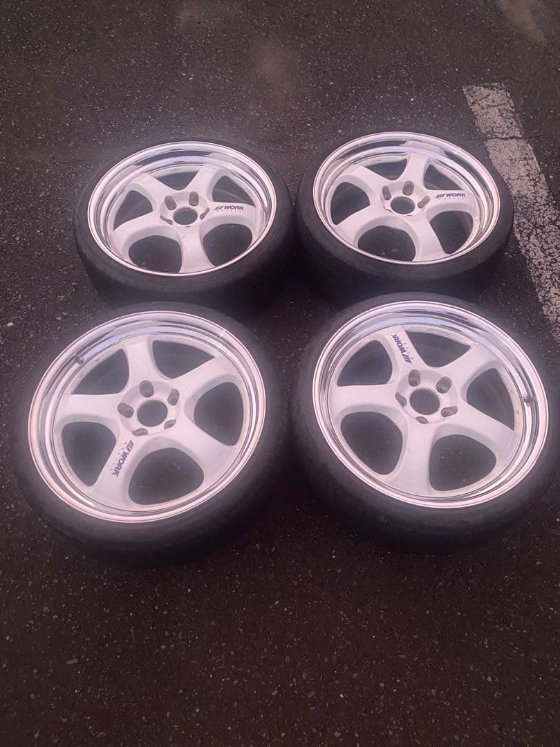 希少ホワイトワークマイスターS1R19インチ　4本セット　　　タイガ