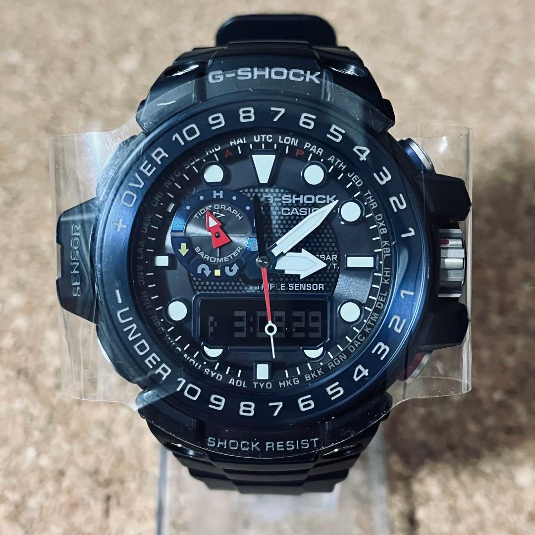未使用カシオG-SHOCKガルフマンGWNー1000Bー1BJFソーラークォーツ