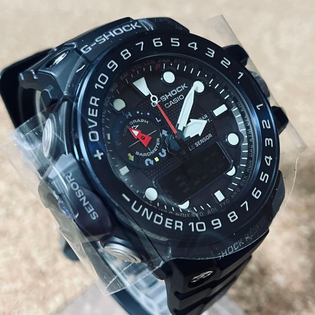 未使用カシオG-SHOCKガルフマンGWNー1000Bー1BJFソーラークォーツ