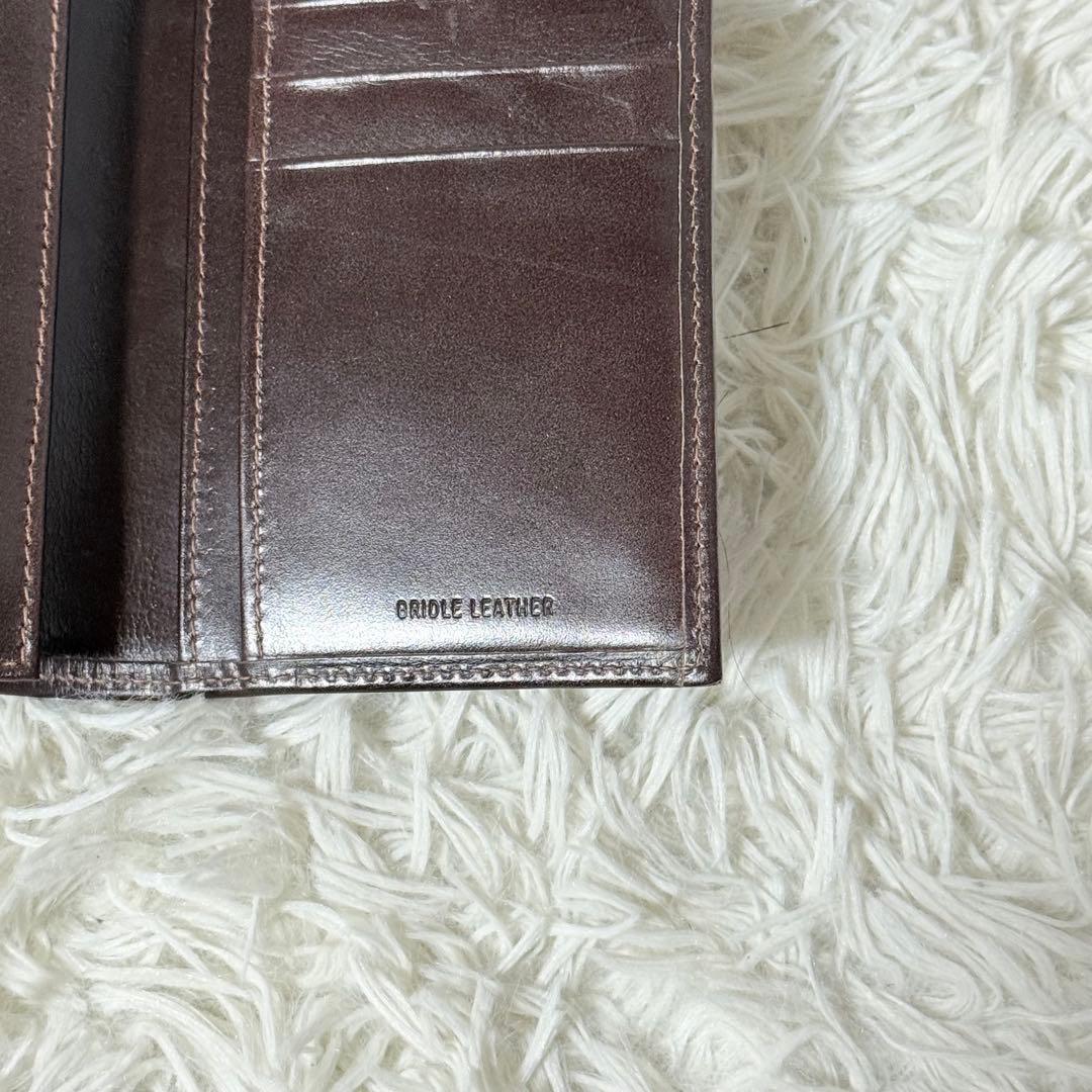 ⭐️極美品⭐️　ホワイトハウスコックス　長財布　ブライドルレザー　ダークブラウン