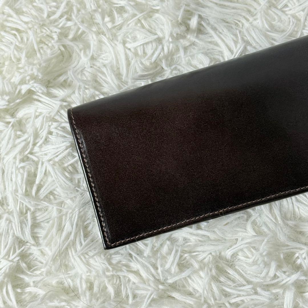 ⭐️極美品⭐️　ホワイトハウスコックス　長財布　ブライドルレザー　ダークブラウン