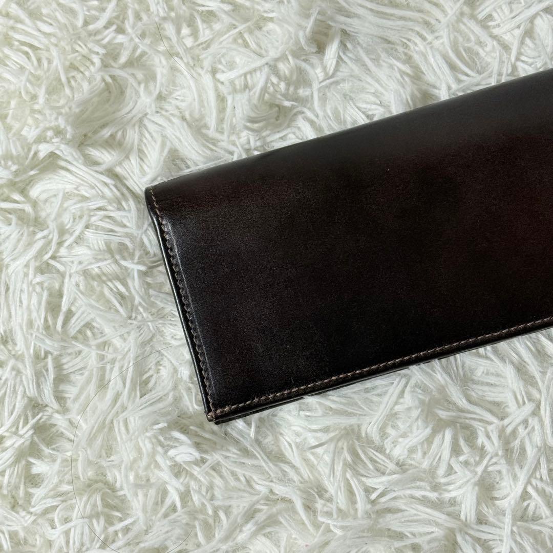 ⭐️極美品⭐️　ホワイトハウスコックス　長財布　ブライドルレザー　ダークブラウン