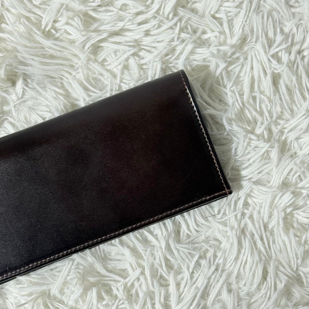 ⭐️極美品⭐️　ホワイトハウスコックス　長財布　ブライドルレザー　ダークブラウン
