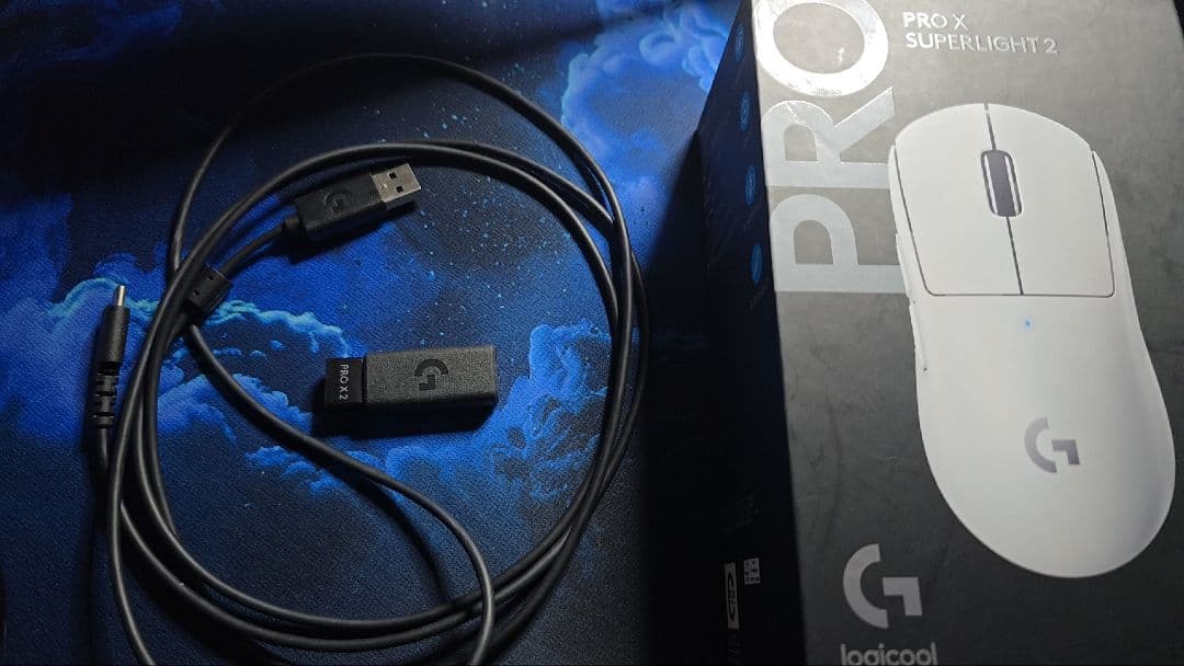 マウス・トラックボール logicool superlight2 white