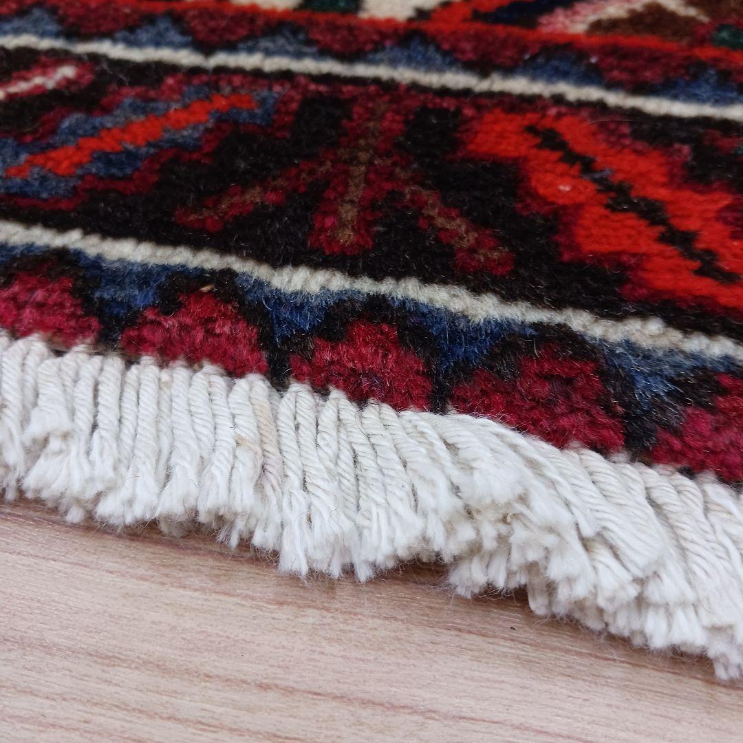 Y3201 ペルシャ絨毯 ハマダン産 ウール 手織り 150×105㎝