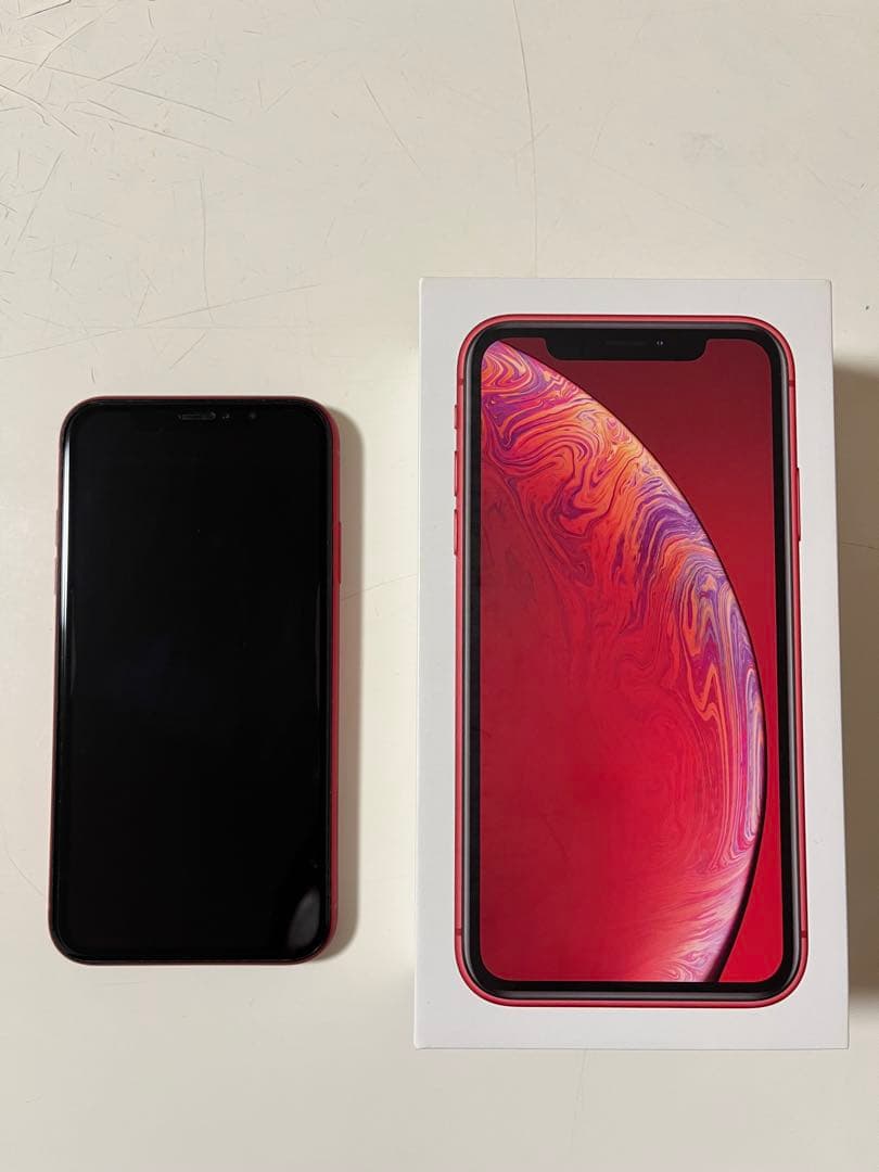 iPhone XR (レッド) 128GB本体　液晶ジャンク