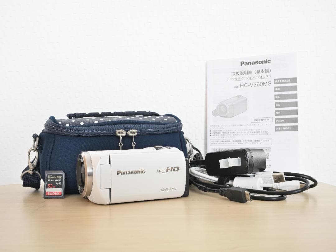 ビデオカメラ Panasonic FULL HD HC-V360MS