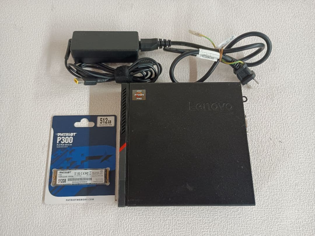 504 Lenovo M715q Ryzen 5 メモリ16GB　ストレージ新品