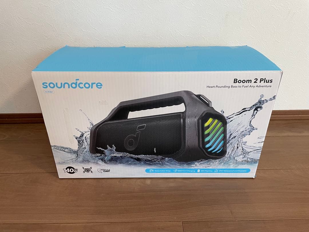 未使用Anker Soundcore Boom 2 Plus スピーカー
