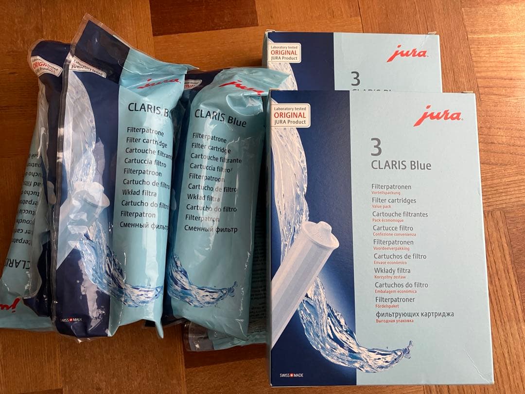 Jura Claris Blue フィルター 3本入り 2箱　+ 6本　計12本