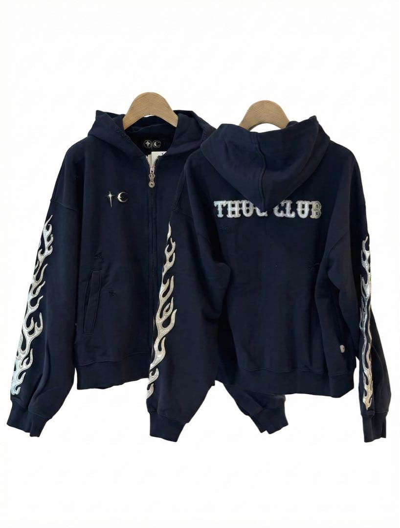 THUG CLUB ジップパーカー