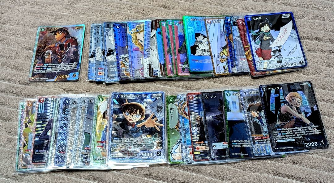 名探偵コナンカード　SRP1枚、RP8枚、SR19枚、CP21枚　計49枚